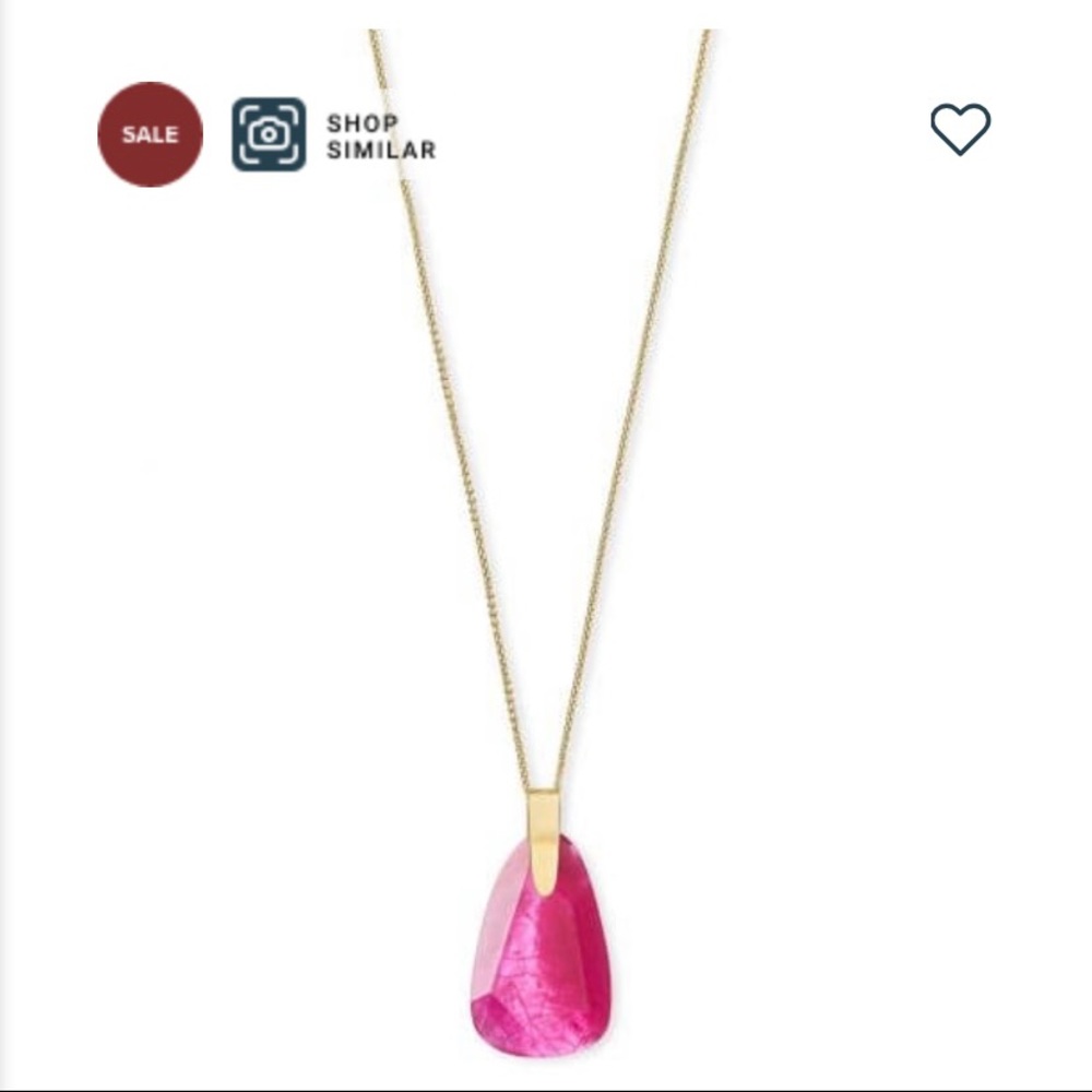 Kendra Scott Maeve adjustable necklace - pink